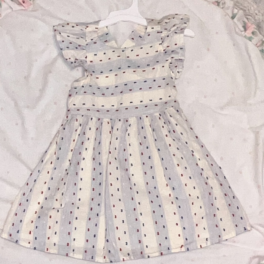 Charming Striped Kids Dress